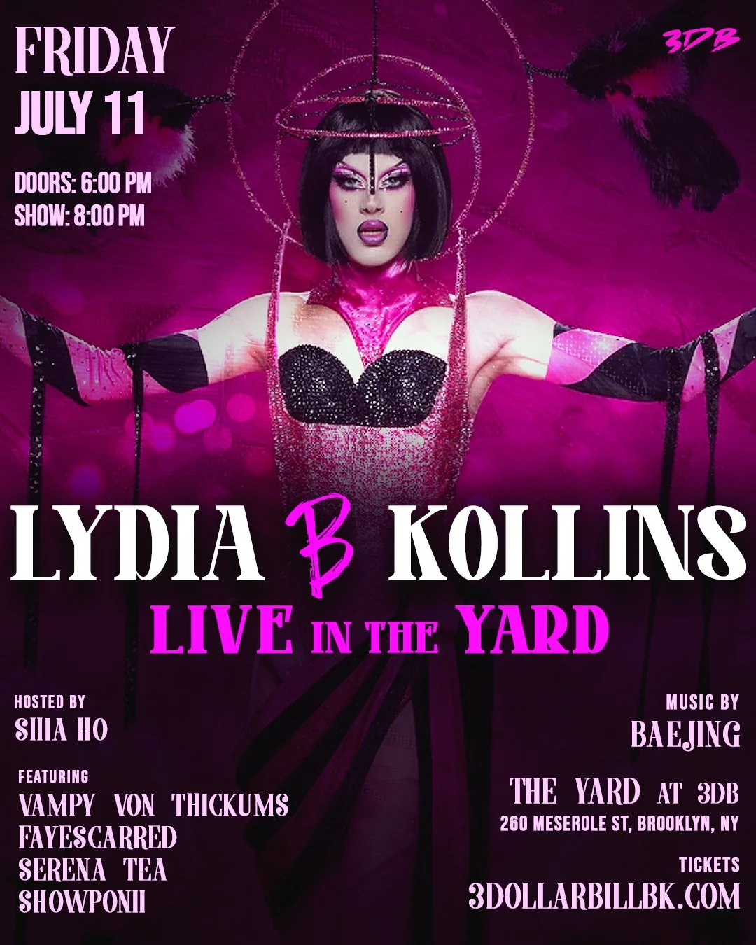 LYDIA B KOLLINS: LIVE IN THE YARD — 3 Dollar bill